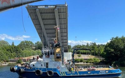 MOP realizó la 43 apertura del puente Cau Cau de Valdivia en un tiempo de 3 horas y 10 minutos