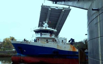MOP realizará este martes nueva apertura del puente Cau Cau para paso de nave Patagón VI