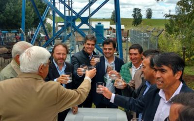 Un total de 130 nuevas familias de Los Lagos y Futrono cuentan desde hoy con agua potable