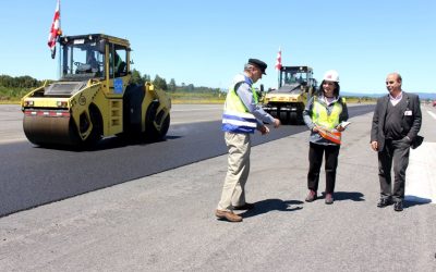 Repavimentación de pistas en Aeródromo Pichoy alcanza un 40% de avance físico