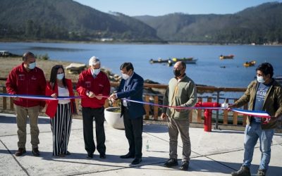 Presidente Sebastián Piñera inauguró nueva caleta para la pesca artesanal de Chaihuín en Corral