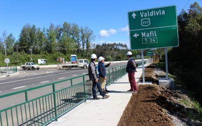 MOP concluye obras de mejoramiento en Ruta 202 de acceso a Valdivia