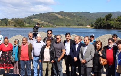Seremi de Obras Públicas valora inicio de construcción de nueva caleta pesquera de Mehuín en Mariquina