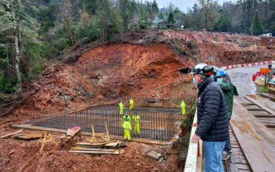 Con reposición de puente Futa y pavimentación de 15 kilómetros, MOP avanza en mejoramiento de Ruta Valdivia-Corral