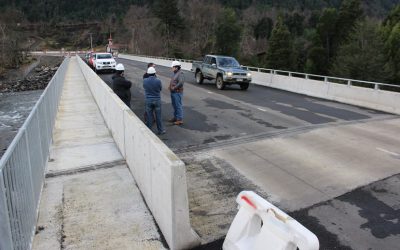 MOP avanza en mejoramiento de Ruta Coñaripe-Pellaifa-Liquiñe en Panguipulli, que conecta con Paso Carirriñe