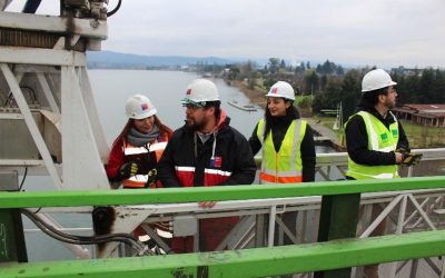 MOP revisó los principales puentes de Valdivia para establecer su estado estructural