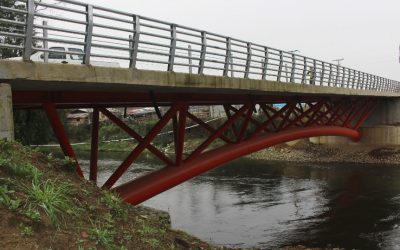 MOP hace buena evaluación de la puesta en servicio del puente Purulón en Lanco