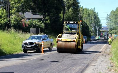 MOP anuncia que recapado asfáltico en primer tramo de Ruta Valdivia-Niebla estará terminado este lunes 3 de diciembre