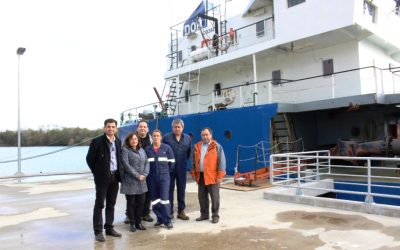 Nave Ernesto Pinto reinició dragado de los ríos de Valdivia y la bahía de Corral