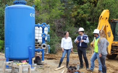 Reanudan obras de construcción del nuevo sistema de agua potable rural Cerros de Corral