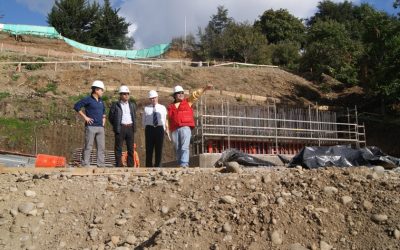 Ya se trabaja en la instalación de pilotes del nuevo Puente Río Bueno