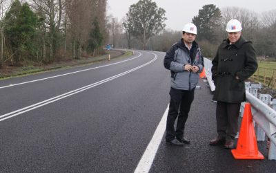 MOP completó repavimentación de primer tramo en Ruta Río Bueno-Cayurruca
