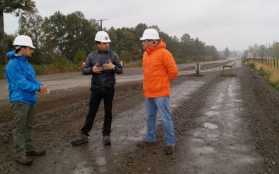 Continúan obras para repavimentar segundo tramo de la Ruta Río Bueno-Cayurruca