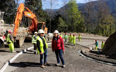 MOP avanza en mejoramiento de rutas Coñaripe-Pellaifa y Pellaifa-Liquiñe, que conectan con el Paso Internacional Carirriñe