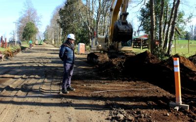 Mejoramiento de Ruta Itropulli-San Pedro, que conecta Paillaco y Futrono, presenta un 40% de avance