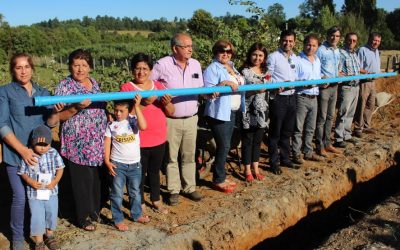 MOP inició obras que dotarán de agua potable rural al sector Santa Rosa de Paillaco