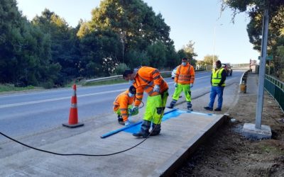 Habilitación del proyecto de Senda 4K en Ruta Valdivia-Niebla se encuentra en etapa final de ejecución