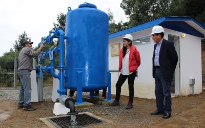 Autoridades destacan término de obras de nuevo sistema de agua potable rural, Cerros de Corral