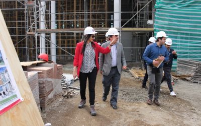 Nuevo y moderno Edificio Consistorial de Mariquina ya presenta un 55% de avance físico