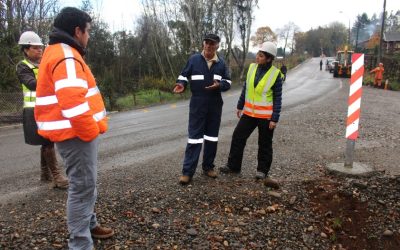 Autoridades del MOP resuelven reasfaltar sectores con problemas en Ruta El Arenal-Santa Elvira
