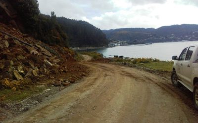 Comenzó licitación para conservación de emergencia en Ruta Valdivia-Corral afectada por derrumbes el año 2016