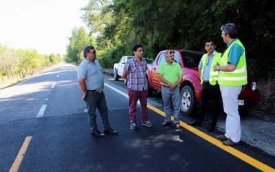 MOP terminó repavimentación de Ruta Santa Julia-Riñihue en Los Lagos