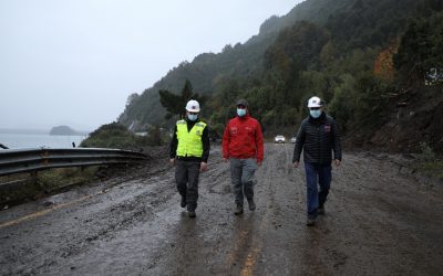 Subsecretario del MOP supervisó avance de obras de emergencia en zonas afectadas por corte de caminos en Región de Los Ríos