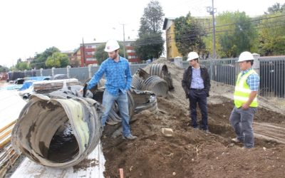 Proyecto que corrige colectores del Centro Teletón ya tiene un 33% de avance
