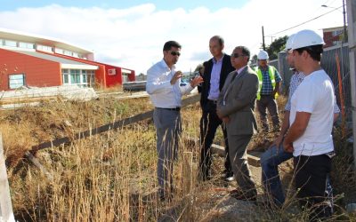 Con nuevo proyecto de colectores se retomaron obras del Centro Teletón en Valdivia