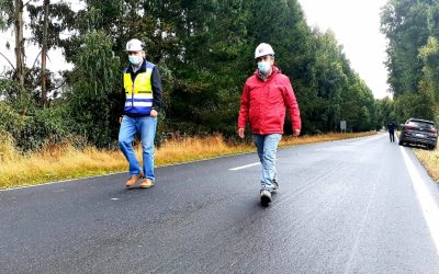 MOP completó repavimentación de la Ruta Reumén-Nontuelá, que une las comunas de Paillaco y Futrono