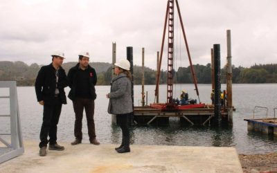 Habilitan zona de embarque provisoria por reposición de terminal de pasajeros de Niebla