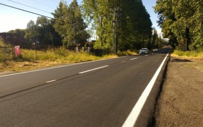 MOP termina recapado asfáltico en primer tramo de Ruta Valdivia-Niebla