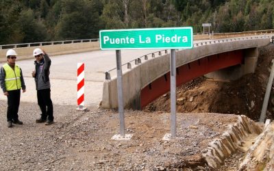 MOP terminó obras del puente La Piedra y sigue potenciado conectividad entre La Unión y Corral