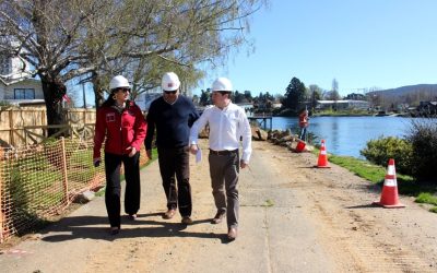 MOP inicia mejoramiento de tramo 2 en Costanera de Valdivia, entre calles Carlos Anwandter y Caupolicán