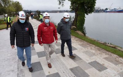 MOP entregará en diciembre renovado tramo 3 de la Costanera de Valdivia, entre calles Caupolicán y García Reyes