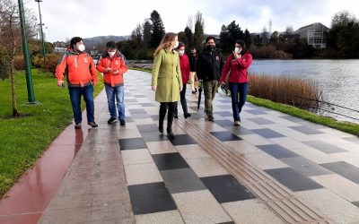 MOP termina reposición segundo tramo en Costanera de Valdivia entre calles Carlos Anwandter y Caupolicán