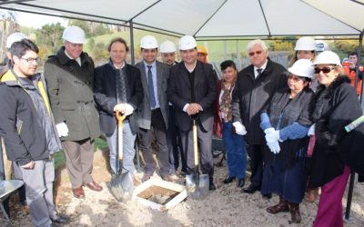 Con puesta de primera piedra se inició asfaltado de Ruta La Unión-Las Trancas
