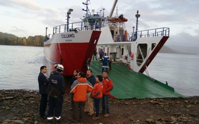 Barcaza “Cullamó” permanecerá una semana en reparaciones