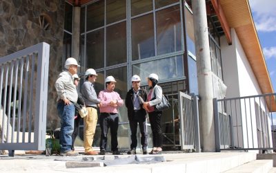 MOP trabaja en fase final de construcción de la nueva Biblioteca Municipal de Máfil