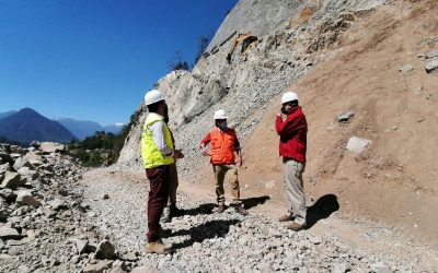 MOP avanza en proyecto vial en sector Cerrillos de Futrono,para evitar derrumbes al camino