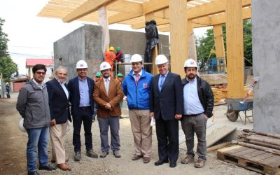 Construcción de nuevo Registro Civil y Servicio Médico Legal de La Unión muestran primeros avances