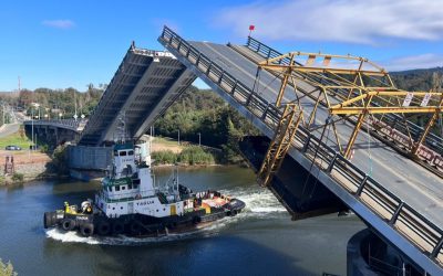 Gracias a la buena respuesta del nuevo sistema de levante MOP concreta en 2 horas apertura de puente Cau Cau