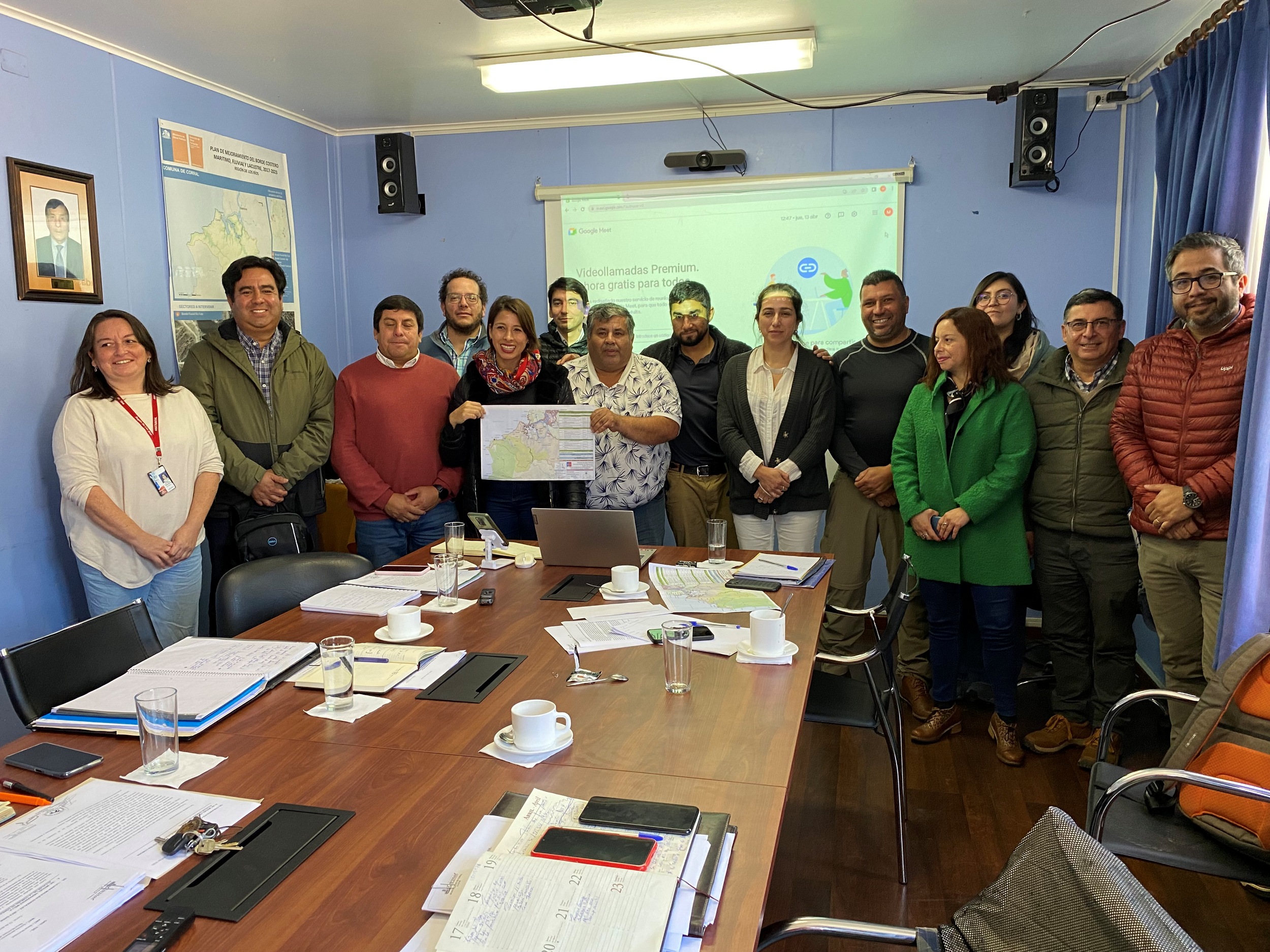Presentación equipo ante Concejo Municipal de Corral.