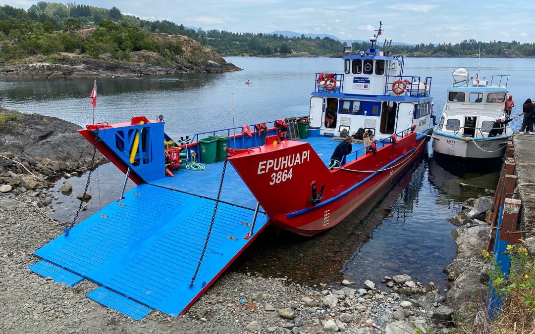 MOP iniciará nuevo proyecto para construir segunda barcaza que conecte Futrono y la Isla Huapi