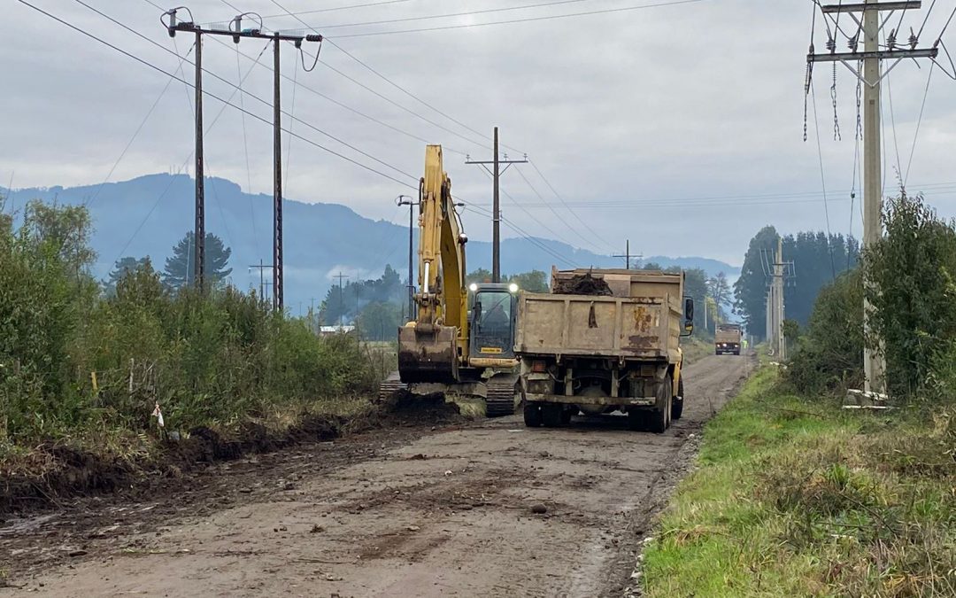 MOP asfalta calle Conductor Núñez en Los Lagos, donde se construirá el nuevo hospital de la comuna