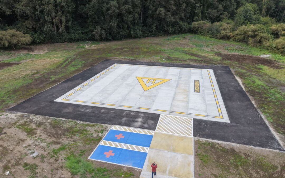 MOP inaugura dos nuevos puntos de posada de helicópteros en Choshuenco y Riñinahue