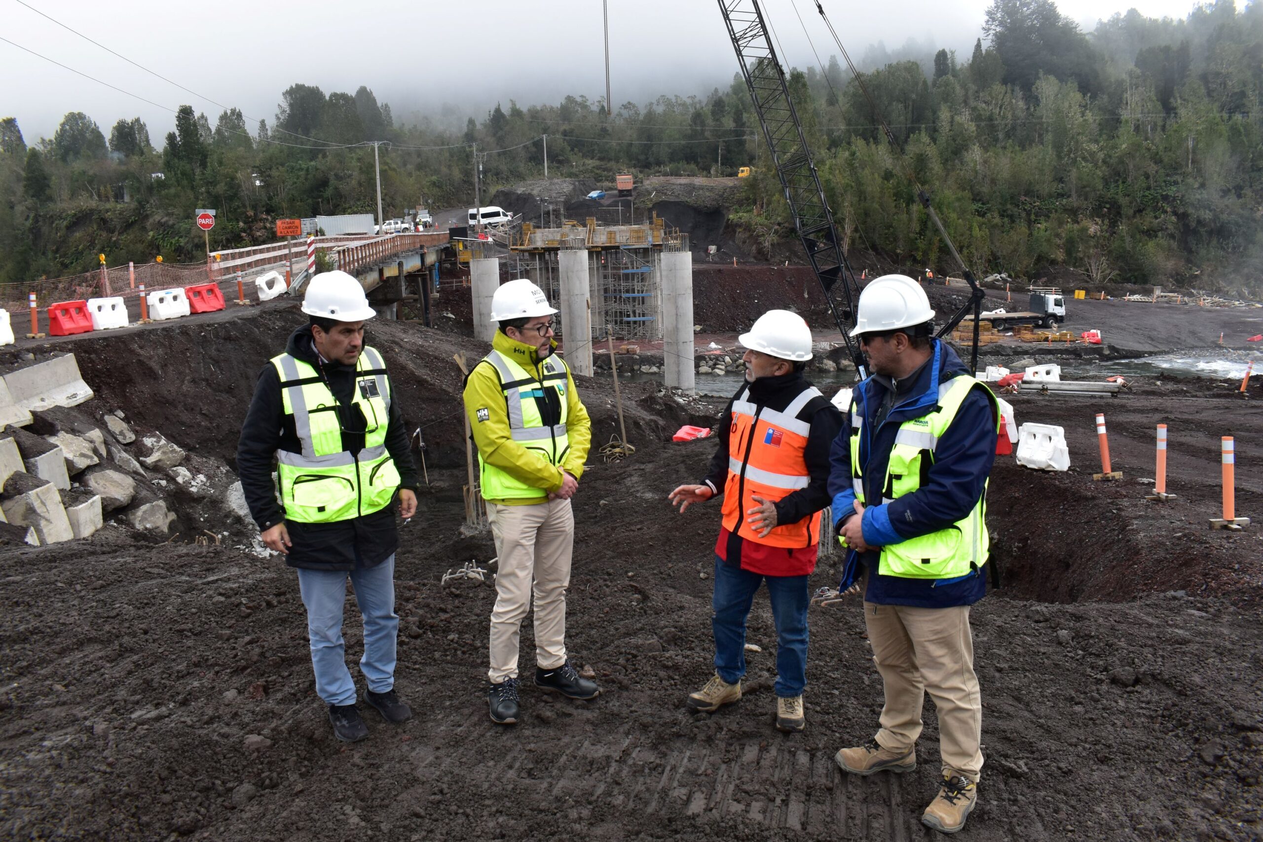 Con construcción de nuevos puentes avanza mejoramiento de Ruta Rupumeica Alto-Rupumeica Bajo en Lago Ranco 